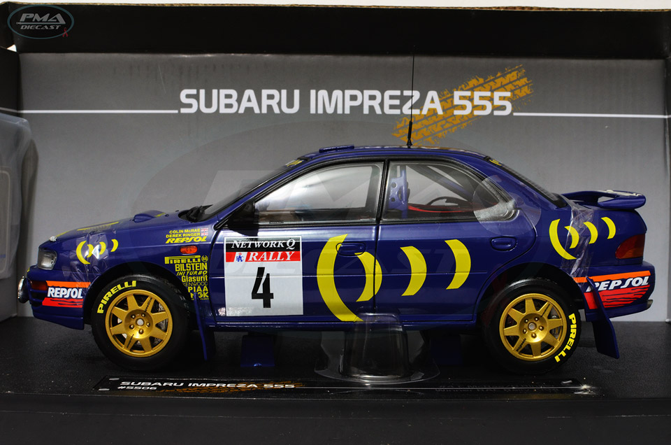 COLIN MCRAE, DEREK RINGER 1994 SUBARU SUBARU IMPREZA 555 1:18